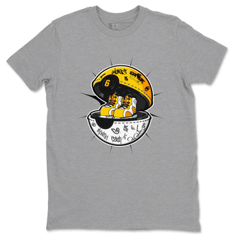 Air Jordan 6 Yellow Ochre shirt to match jordans Sneaker Capsule sneaker tees AJ6 Yellow Ochre SNRT Sneaker Release Tees Unisex Heather Grey 2 T-Shirt