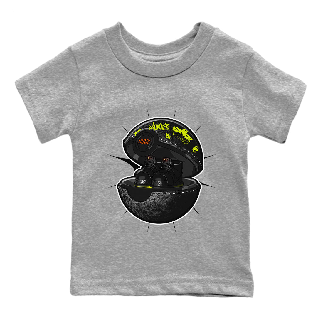 Dunk Mid Premium shirt to match jordans Sneaker Capsule sneaker tees halloween horror nights Nike Dunk Halloween SNRT Sneaker Release Tees Baby Toddler Heather Grey 2 T-Shirt