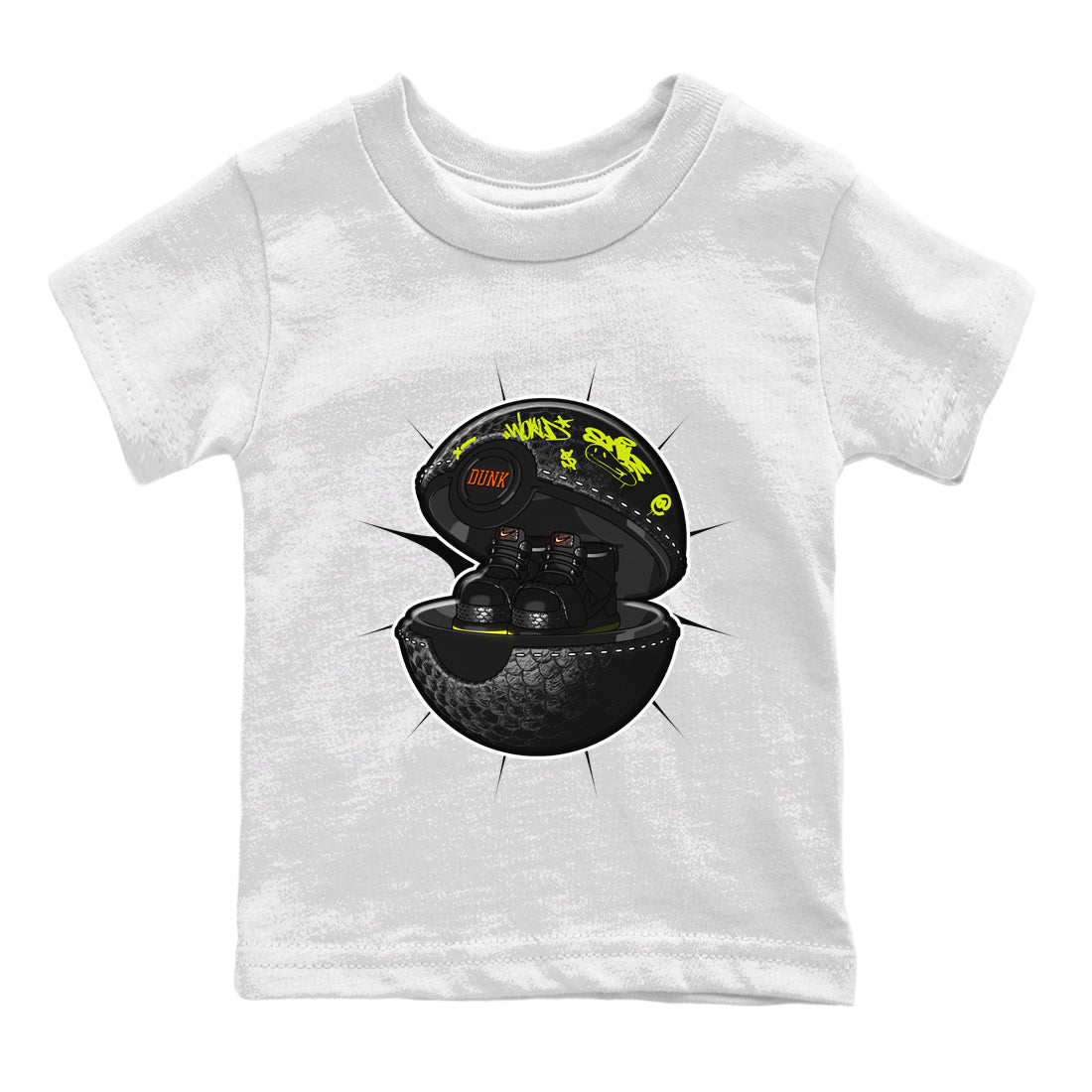 Dunk Mid Premium shirt to match jordans Sneaker Capsule sneaker tees halloween horror nights Nike Dunk Halloween SNRT Sneaker Release Tees Baby Toddler White 2 T-Shirt