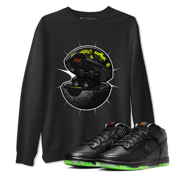 Dunk Mid Premium shirt to match jordans Sneaker Capsule sneaker tees halloween horror nights Nike Dunk Halloween SNRT Sneaker Release Tees Unisex Black 1 T-Shirt