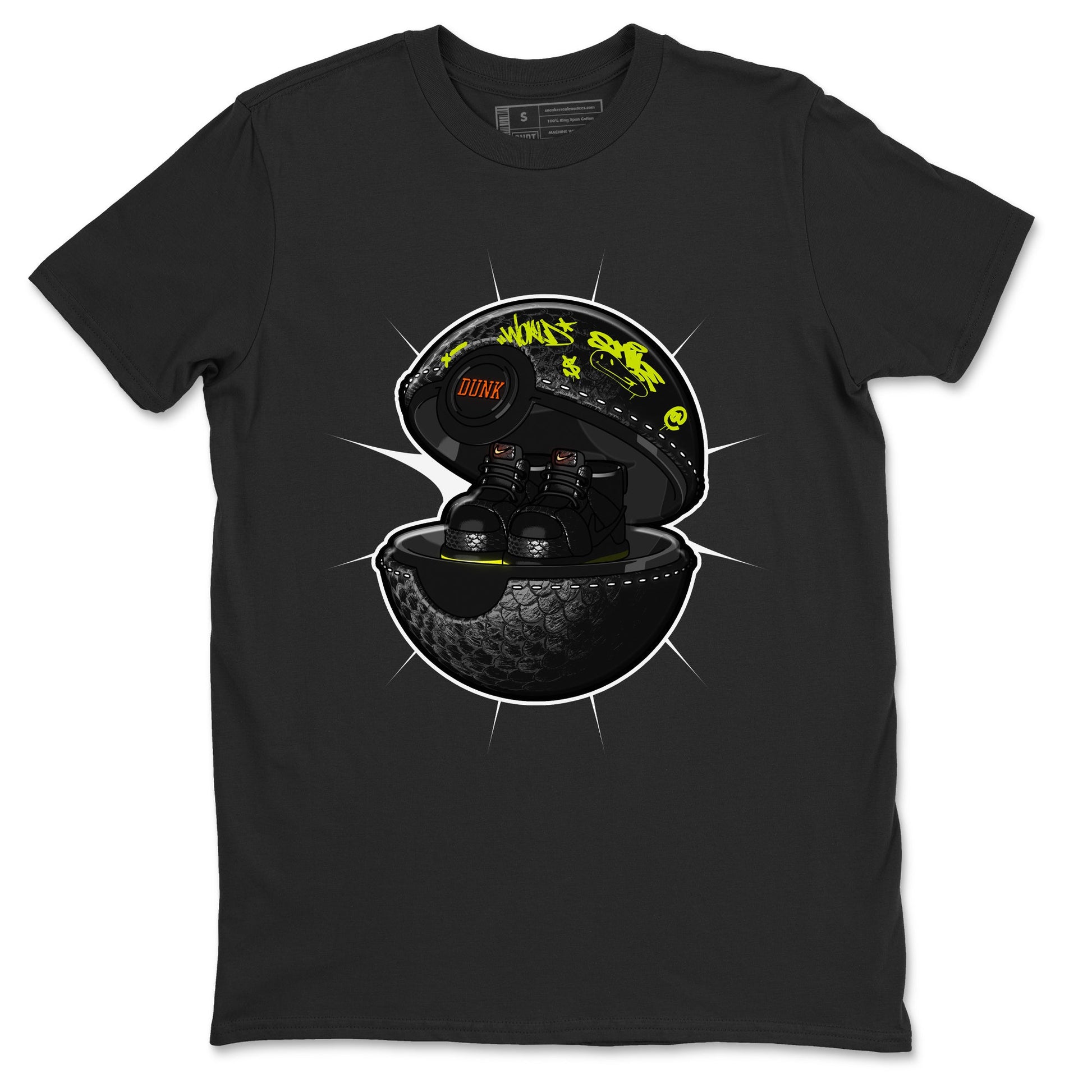 Dunk Mid Premium shirt to match jordans Sneaker Capsule sneaker tees halloween horror nights Nike Dunk Halloween SNRT Sneaker Release Tees Unisex Black 2 T-Shirt