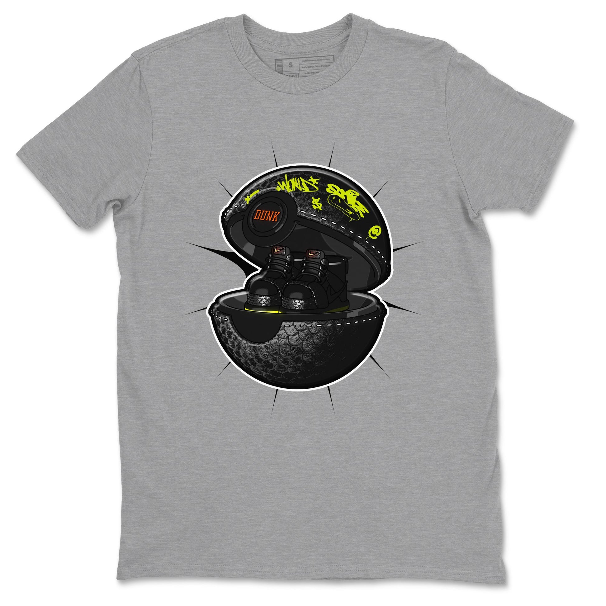 Dunk Mid Premium shirt to match jordans Sneaker Capsule sneaker tees halloween horror nights Nike Dunk Halloween SNRT Sneaker Release Tees Unisex Heather Grey 2 T-Shirt
