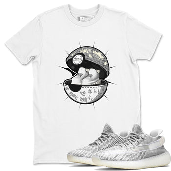 Yeezy 350 Static shirt to match jordans Sneaker Capsule sneaker tees Adidas Yeezy 350 Static SNRT Sneaker Release Tees Unisex White 1 T-Shirt