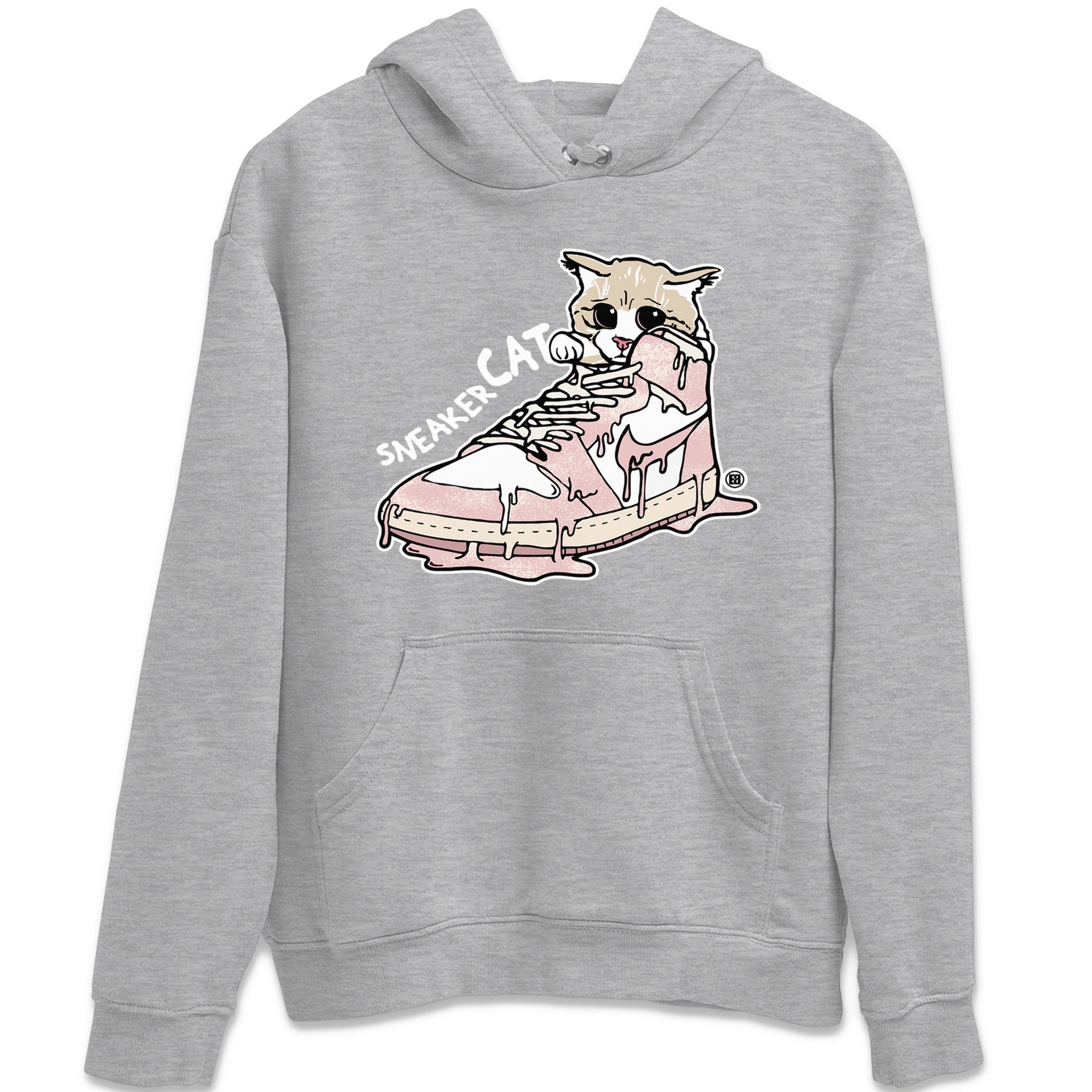 Air Jordan 1 Washed Pink Sneaker Match Tees Sneaker Cat Sneaker Tees Air Jordan 1 High OG WMNS Washed Pink Sneaker Release Tees Unisex Shirts Heather Grey 2