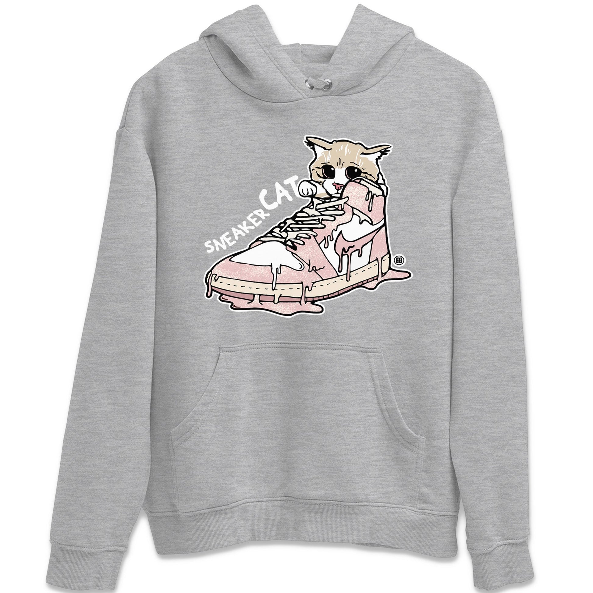 Air Jordan 1 Washed Pink Sneaker Match Tees Sneaker Cat Sneaker Tees Air Jordan 1 High OG WMNS Washed Pink Sneaker Release Tees Unisex Shirts Heather Grey 2