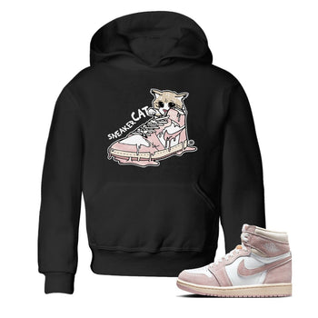 Air Jordan 1 Washed Pink Sneaker Cat Baby and Kids Sneaker Tees Air Jordan 1 High OG WMNS Washed Pink Kids Sneaker Tees Washing and Care Tip