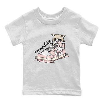 Air Jordan 1 Washed Pink Sneaker Match Tees Sneaker Cat Sneaker Tees Air Jordan 1 High OG WMNS Washed Pink Sneaker Release Tees Kids Shirts White 2