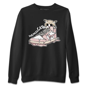 Air Jordan 1 Washed Pink Sneaker Match Tees Sneaker Cat Sneaker Tees Air Jordan 1 High OG WMNS Washed Pink Sneaker Release Tees Unisex Shirts Black 2