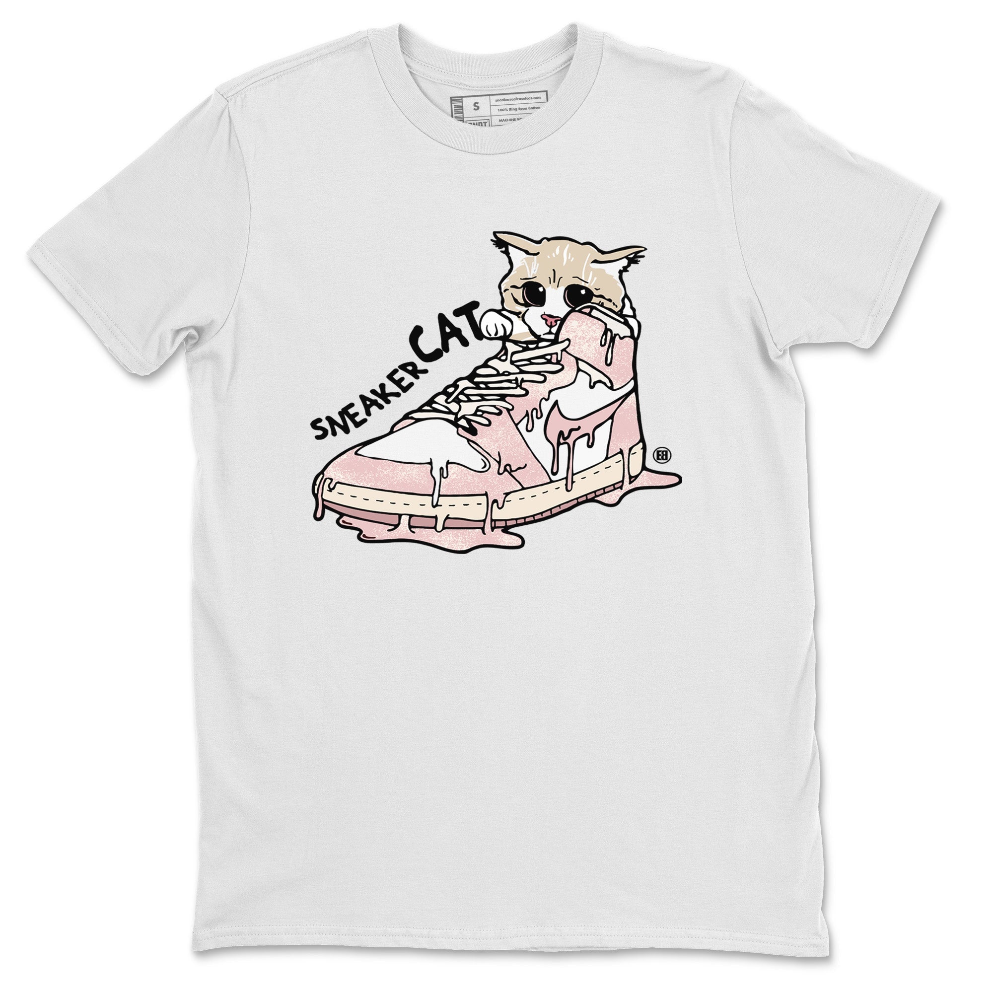 Air Jordan 1 Washed Pink Sneaker Match Tees Sneaker Cat Sneaker Tees Air Jordan 1 High OG WMNS Washed Pink Sneaker Release Tees Unisex Shirts White 2