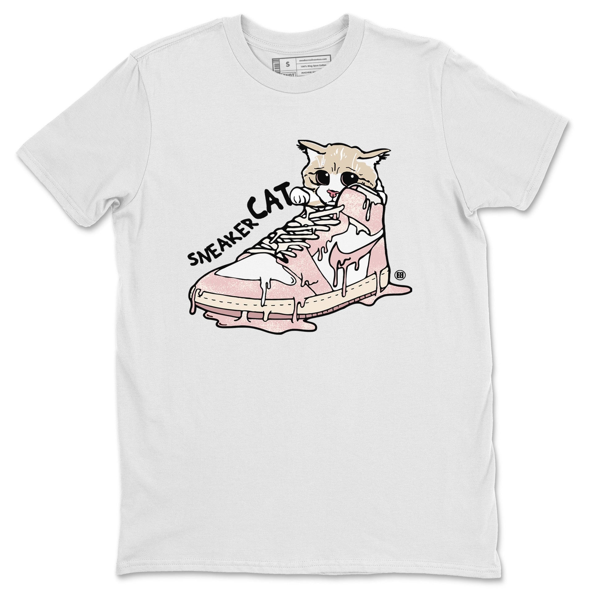 Air Jordan 1 Washed Pink Sneaker Match Tees Sneaker Cat Sneaker Tees Air Jordan 1 High OG WMNS Washed Pink Sneaker Release Tees Unisex Shirts White 2