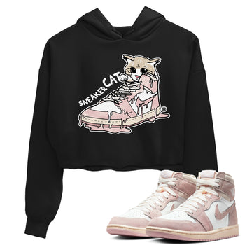 Air Jordan 1 Washed Pink Sneaker Match Tees Sneaker Cat Sneaker Tees Air Jordan 1 High OG WMNS Washed Pink Sneaker Release Tees Women's Shirts Black 1