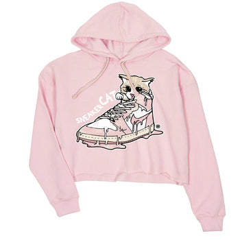 Air Jordan 1 Washed Pink Sneaker Cat WMNS Cotton Sneaker Hoodie Air Jordan 1 Washed Pink Sneaker Crop Hoodie Washing and Care Tip
