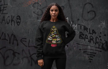 Jordan 4 Red Thunder Sneaker Match Tees Sneaker Christmas Tree Sneaker Tees Jordan 4 Red Thunder Sneaker Release Tees Unisex Shirts