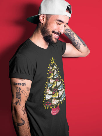 Jordan 4 Red Thunder Sneaker Match Tees Sneaker Christmas Tree Sneaker Tees Jordan 4 Red Thunder Sneaker Release Tees Unisex Shirts