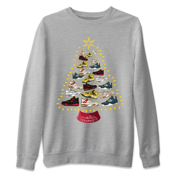 Jordan 4 Red Thunder Sneaker Match Tees Sneaker Christmas Tree Sneaker Tees Jordan 4 Red Thunder Sneaker Release Tees Unisex Shirts