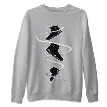 Air Jordan 7 Chambray Sneaker Match Tees Sneaker Drop Sneaker Tees AJ7 Chambray Sneaker Release Tees Unisex Shirts Heather Grey 2
