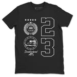 Air Jordan 1 High OG Black White shirt to match jordans Sneaker Emblem sneaker tees 1s Black White SNRT Sneaker Release Tees unisex cotton Black 2 crew neck shirt