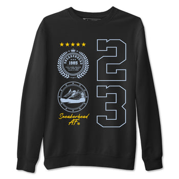 Sneaker Emblem sneaker match tees to Blue Grey 13s street fashion brand for shirts to match Jordans SNRT Sneaker Tees Air Jordan 13 Blue Grey unisex t-shirt Black 2 unisex shirt