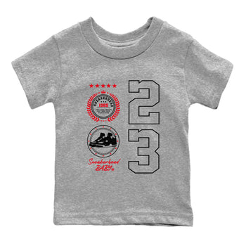 Sneaker Emblem sneaker match tees to Air Jordan 4 Bred Reimagined street fashion brand for shirts to match Jordans SNRT Sneaker Tees Air Jordan 4 Bred Reimagined unisex t-shirt Heather Grey 2 youth shirt