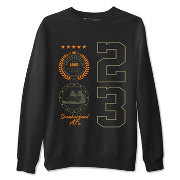 Air Jordan 5 Olive shirt to match jordans Sneaker Emblem sneaker tees 5s Olive SNRT Sneaker Release Tees unisex cotton Black 2 crew neck shirt