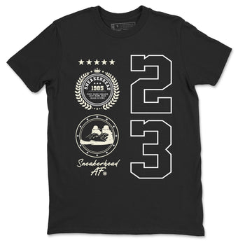 Air Jordan 5 Sail shirt to match jordans Sneaker Emblem sneaker tees Air Jordan 5 Sail SNRT Sneaker Release Tees unisex cotton Black 2 crew neck shirt