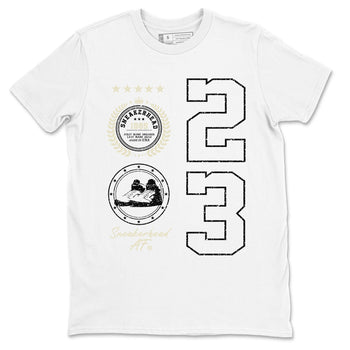 Air Jordan 5 Sail shirt to match jordans Sneaker Emblem sneaker tees Air Jordan 5 Sail SNRT Sneaker Release Tees unisex cotton White 2 crew neck shirt