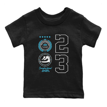 9s Powder Blue shirt to match jordans Sneaker Emblem sneaker tees Air Jordan 9 Powder Blue SNRT sneaker release tees baby toddler Black 2 cotton Shirt