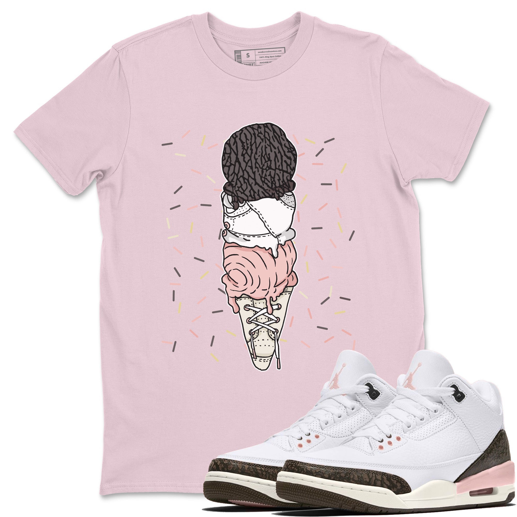 Jordan 3 Atmosphere Sneaker Match Tees Sneaker Flavor Cones Sneaker Tees Jordan 3 Atmosphere Sneaker Release Tees Unisex Shirts