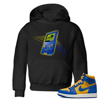 Jordan 1 Game Royal Varsity Maize Sneaker Match Tees Sneaker Game Boy Sneaker Tees Jordan 1 Game Royal Varsity Maize Sneaker Release Tees Kids Shirts