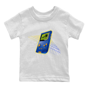 Jordan 1 Game Royal Varsity Maize Sneaker Match Tees Sneaker Game Boy Sneaker Tees Jordan 1 Game Royal Varsity Maize Sneaker Release Tees Kids Shirts