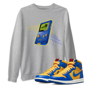 Jordan 1 Game Royal Varsity Maize Sneaker Match Tees Sneaker Game Boy Sneaker Tees Jordan 1 Game Royal Varsity Maize Sneaker Release Tees Unisex Shirts