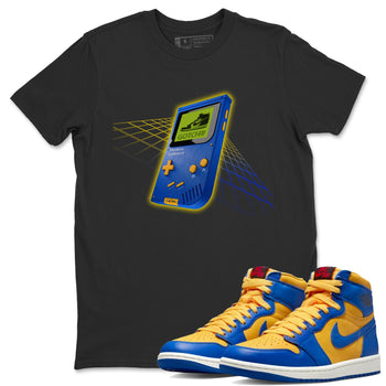 Jordan 1 Game Royal Varsity Maize Sneaker Match Tees Sneaker Game Boy Sneaker Tees Jordan 1 Game Royal Varsity Maize Sneaker Release Tees Unisex Shirts