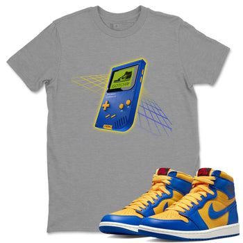 Jordan 1 Game Royal Varsity Maize Sneaker Match Tees Sneaker Game Boy Sneaker Tees Jordan 1 Game Royal Varsity Maize Sneaker Release Tees Unisex Shirts