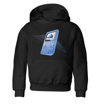 Jordan 5 UNC Jordan Shirts Sneaker Game Boy Sneaker Tees AJ5 UNC Sneaker Release Tees Kids Shirts Black 2