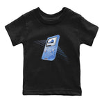 Jordan 5 UNC Jordan Shirts Sneaker Game Boy Sneaker Tees AJ5 UNC Sneaker Release Tees Kids Shirts Black 2