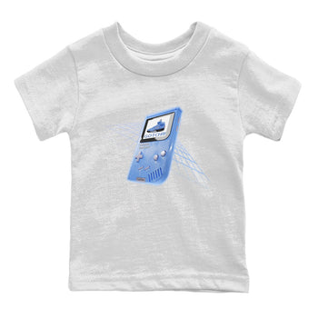 Jordan 5 UNC Jordan Shirts Sneaker Game Boy Sneaker Tees AJ5 UNC Sneaker Release Tees Kids Shirts White 2