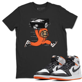 Jordan 1 Electro Orange Sneaker Match Tees Sneaker Heist Sneaker Tees Jordan 1 Electro Orange Sneaker Release Tees Unisex Shirts