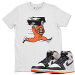 Jordan 1 Electro Orange Sneaker Match Tees Sneaker Heist Sneaker Tees Jordan 1 Electro Orange Sneaker Release Tees Unisex Shirts