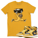 Jordan 1 Pollen Sneaker Match Tees Sneaker Heist Sneaker Tees Jordan 1 Pollen Sneaker Release Tees Unisex Shirts