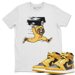 Jordan 1 Pollen Sneaker Match Tees Sneaker Heist Sneaker Tees Jordan 1 Pollen Sneaker Release Tees Unisex Shirts