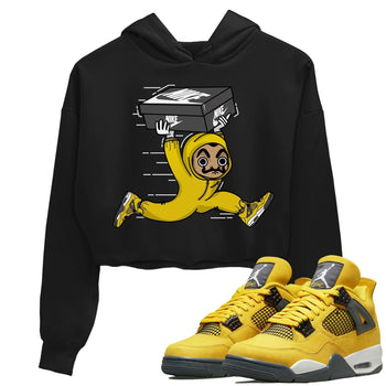 Jordan 4 Lightning Sneaker Match Tees Sneaker Heist Sneaker Tees Jordan 4 Lightning Sneaker Release Tees Women's Shirts