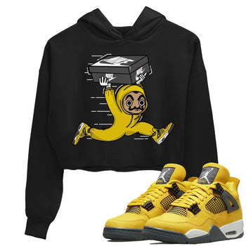 Jordan 4 Lightning Sneaker Match Tees Sneaker Heist Sneaker Tees Jordan 4 Lightning Sneaker Release Tees Women's Shirts