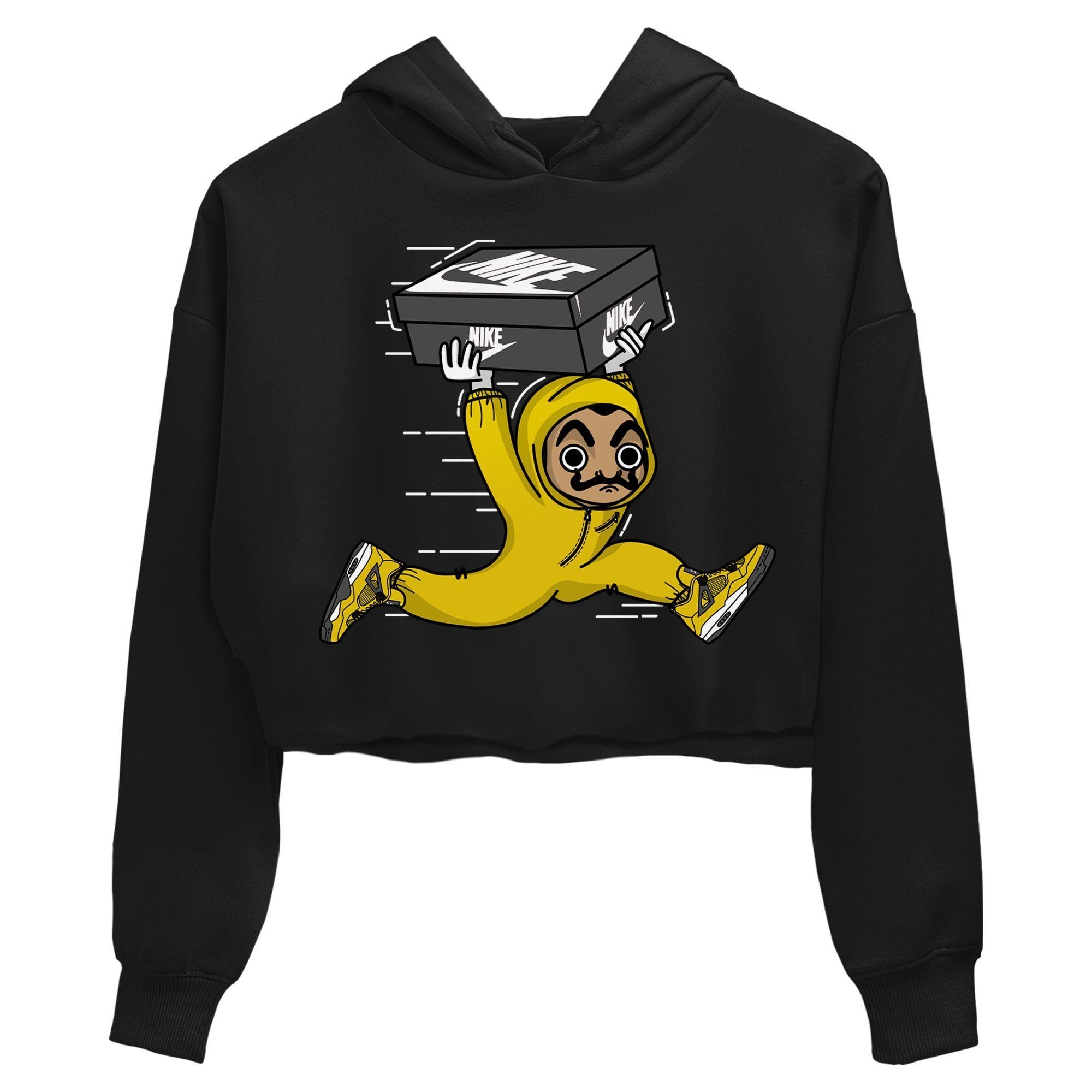Jordan 4 Lightning Sneaker Match Tees Sneaker Heist Sneaker Tees Jordan 4 Lightning Sneaker Release Tees Women's Shirts