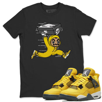 Jordan 4 Lightning Sneaker Match Tees Sneaker Heist Sneaker Tees Jordan 4 Lightning Sneaker Release Tees Unisex Shirts