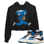 Jordan 1 Travis Scott Fragment Sneaker Match Tees Sneaker Heist Sneaker Tees Jordan 1 Travis Scott Fragment Sneaker Release Tees Women's Shirts