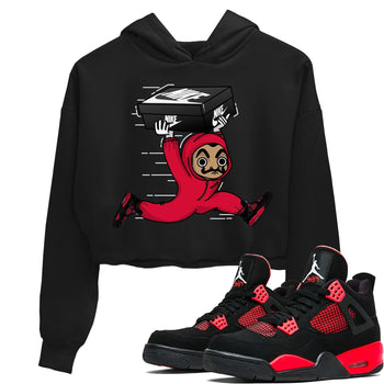 Jordan 4 Red Thunder Sneaker Match Tees Sneaker Heist Sneaker Tees Jordan 4 Red Thunder Sneaker Release Tees Women's Shirts