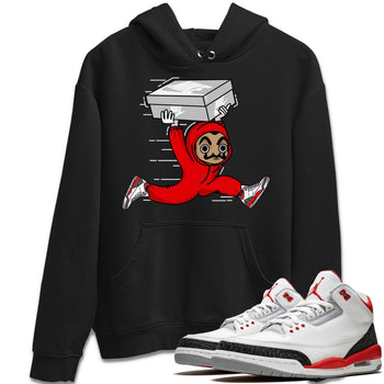 Jordan 3 Fire Red Sneaker Match Tees Sneaker Heist Sneaker Tees Jordan 3 Fire Red Sneaker Release Tees Unisex Shirts