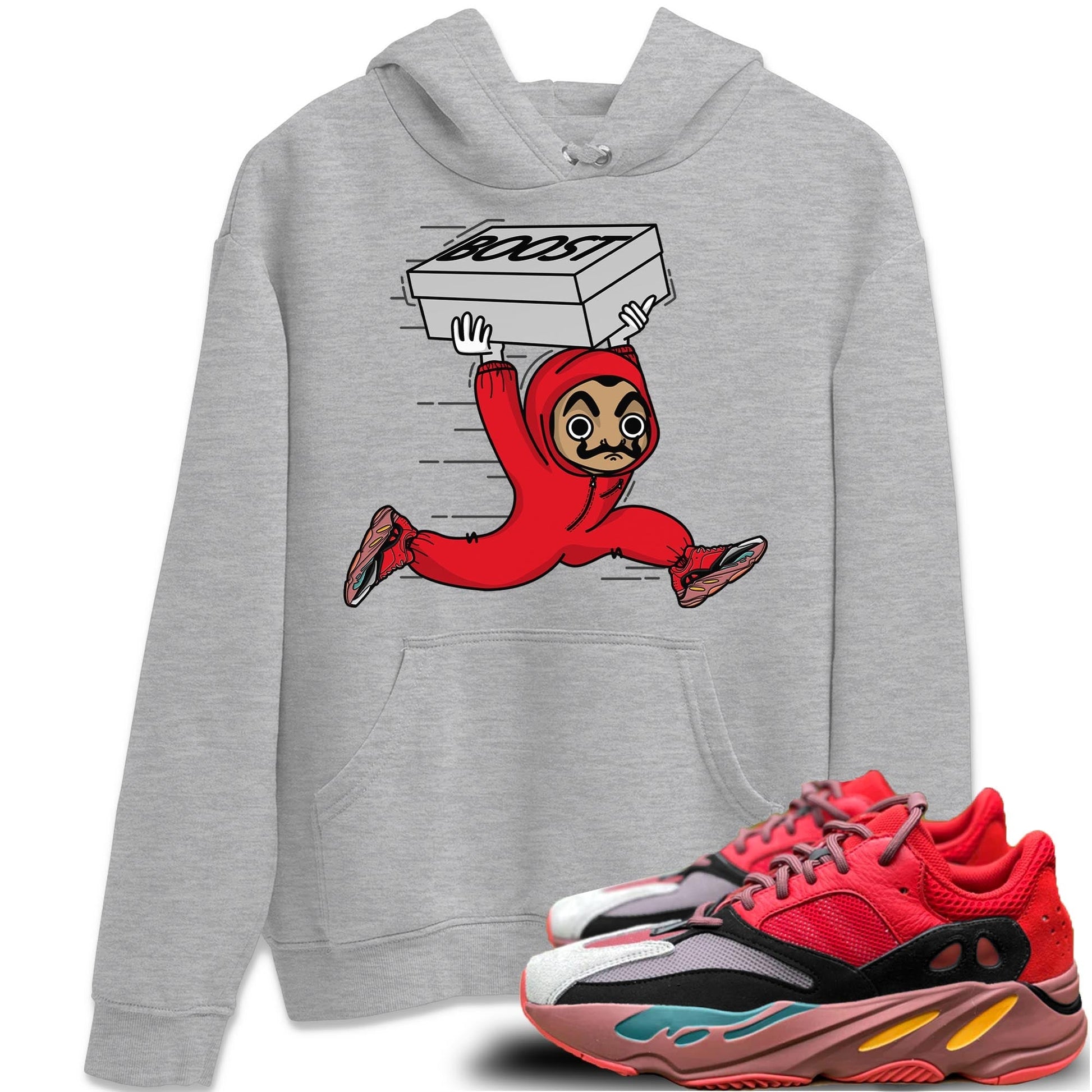 Yeezy 700 Hi-Res Red Sneaker Match Tees Sneaker Heist Sneaker Tees Yeezy 700 Hi-Res Red Sneaker Release Tees Unisex Shirts