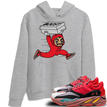 Yeezy 700 Hi-Res Red Sneaker Match Tees Sneaker Heist Sneaker Tees Yeezy 700 Hi-Res Red Sneaker Release Tees Unisex Shirts