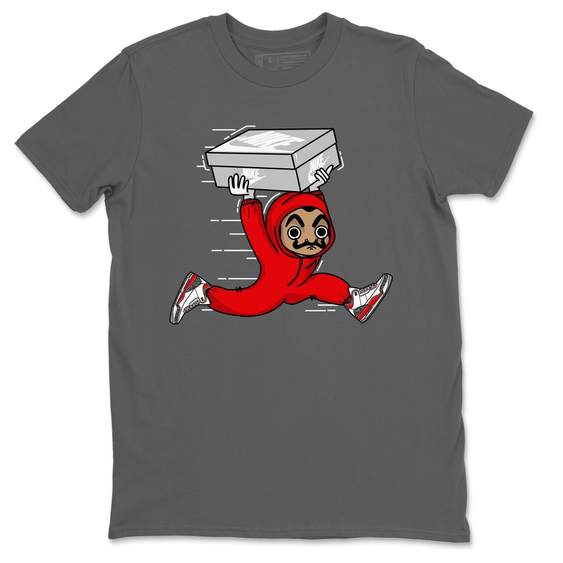 Jordan 3 Fire Red Sneaker Match Tees Sneaker Heist Sneaker Tees Jordan 3 Fire Red Sneaker Release Tees Unisex Shirts
